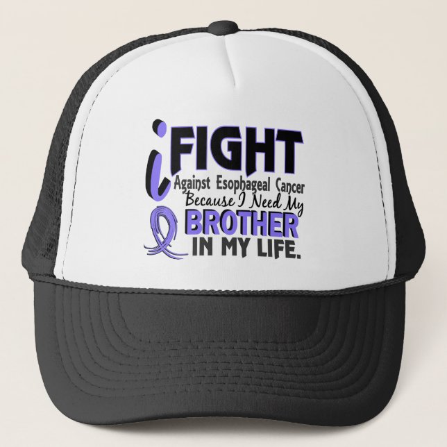 Boné Eu preciso meu cancer esofágico do irmão (Frente)