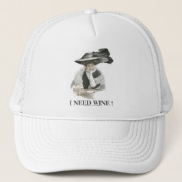 BONÉ EU PRECISO O VINHO!