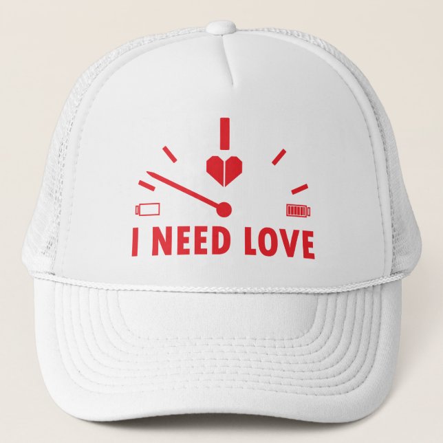 Boné Eu preciso velocímetro de amor (Frente)