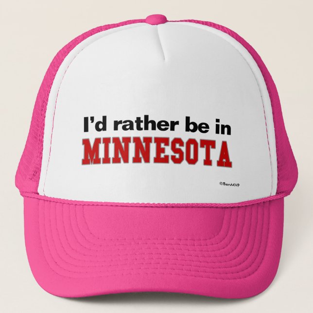 Boné Eu preferencialmente estaria em Minnesota (Frente)