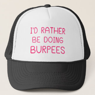 Boné Eu Preferencialmente Fazendo Burpees