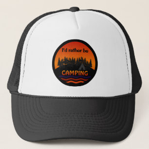 Boné Eu preferencialmente seria chapéu de acampamento