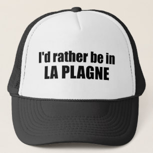 Boné Eu Preferiria Estar Em La Plagne França