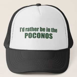 Boné Eu Preferiria Estar Nos Poconos