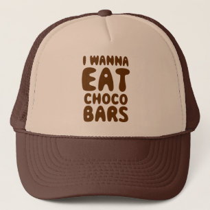Boné Eu quero comer bares de Choco