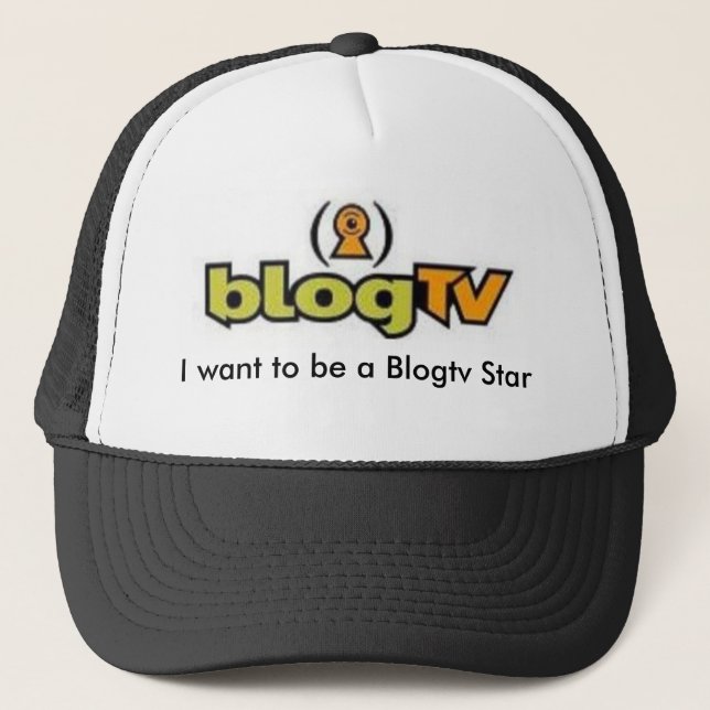 Boné Eu quero ser uma estrela de Blogtv (Frente)