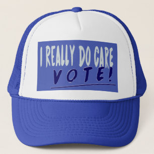 Boné Eu Realmente Me Preocupo - Vote Melania Anti-Trump