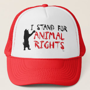 Boné Eu represento direitos dos animais