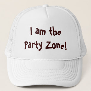 Boné Eu Sou a Zona da Festa Citação Engraçada