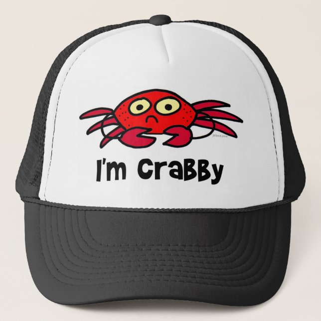 Boné Eu sou chapéu crabby (Frente)