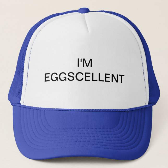 Boné Eu sou chapéu do camionista de Eggscellent (Frente)