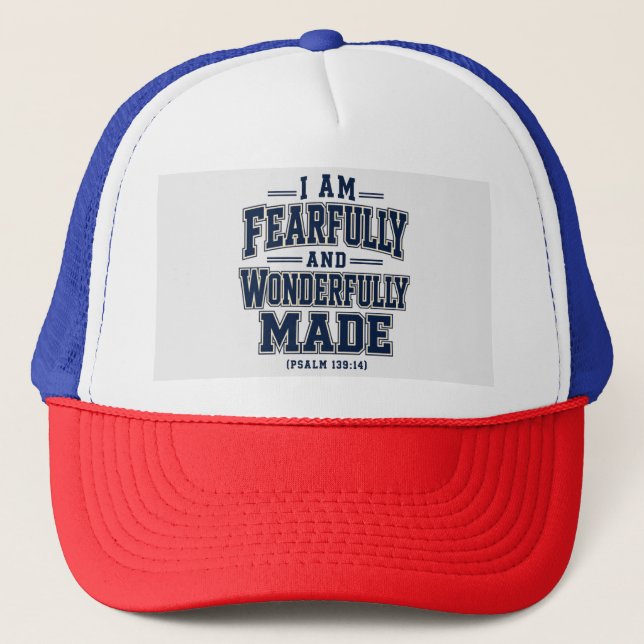 Boné Eu Sou Feito com Medo e Maravilha (Frente)