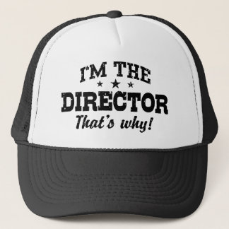 Boné Eu sou o diretor, é por isso