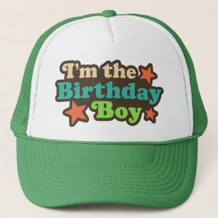 Boné Eu sou o menino do aniversário