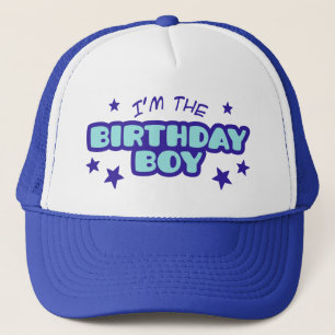 Boné Eu sou o menino do aniversário