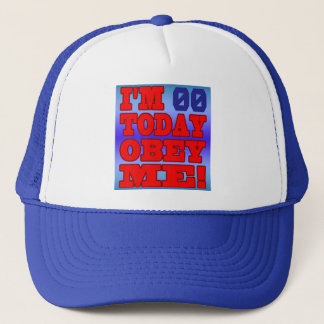 Boné Eu sou - Obedeça-me! Engraçado personalize o