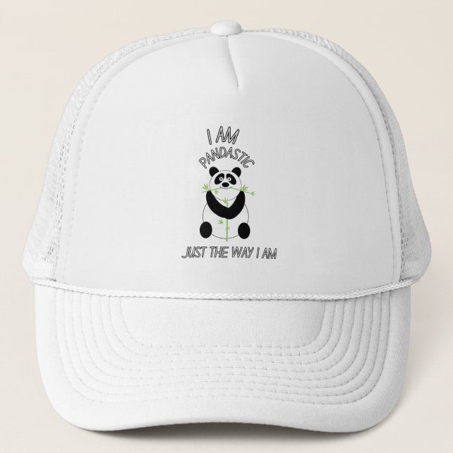 Boné Eu Sou Pandástico Do Jeito Que Eu Sou Panda Fofo  (Frente)