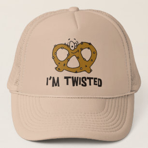 Boné Eu sou pretzel torcido