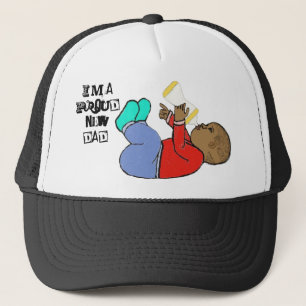 Boné Eu sou um chapéu orgulhoso do novo papai