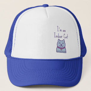 Boné Eu sou um lago de Gato Engraçado.