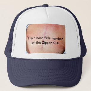 Boné Eu sou um membro genuíno do clube do Zipper