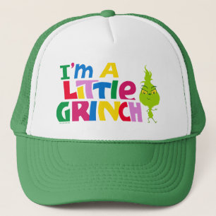 Boné Eu sou um pequeno Grinch gráfico colorido