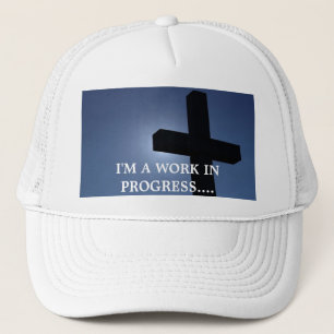 Boné Eu sou UNS TRABALHOS EM CURSO….CHAPÉUS RELIGIOS