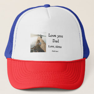 Boné Eu te amo pai dia de os pais elegante adicionar te