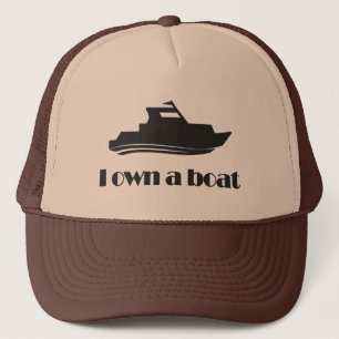 Boné Eu tenho um barco