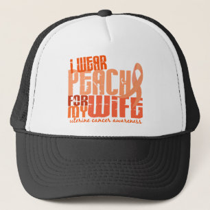 Boné Eu visto o pêssego para meu cancer uterina da