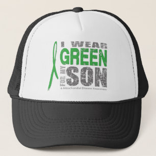 Boné Eu visto o verde para meu filho