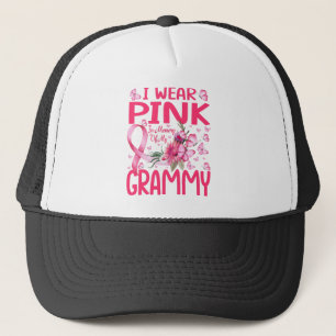 Boné Eu Visto Rosa Em Memória Do Meu Cancer De Mama Do
