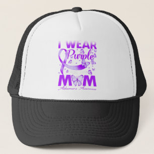 Boné Eu Visto Roxo para a consciência da minha mãe Al