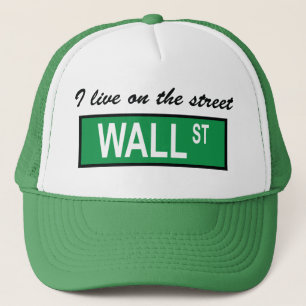 Boné "Eu vivo chapéu no Wall Street da rua"