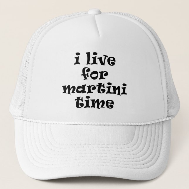 Boné Eu Vivo pelo Tempo do Martini Chapéu (Frente)