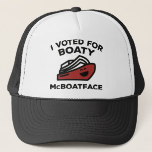 Boné Eu votei para Boaty McBoatface