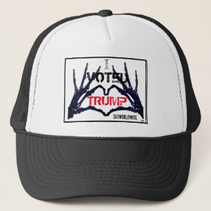Boné "EU VOTEI TRUMP" Caveira Mãos A Ele