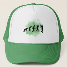 Evolution of Man Custom Personalized Golf Hat