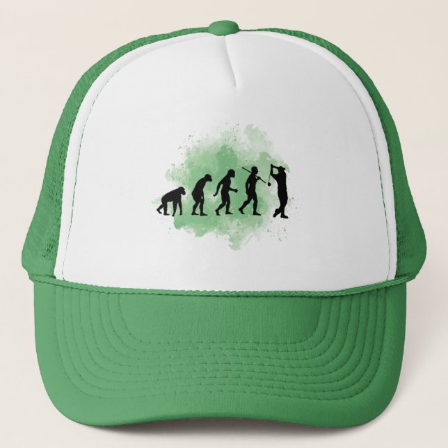 Boné Evolution of Man Custom Personalized Golf Hat  (Frente)