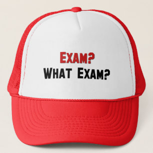Boné Exame? Que exame?