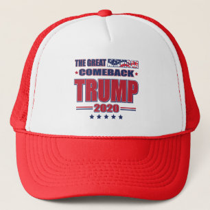 Boné Excelente-Americano-Comeback — Trump-2020