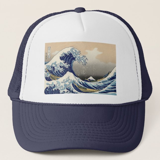 Boné Excelente Wave Kanagawa - Pintura Japonesa (Frente)