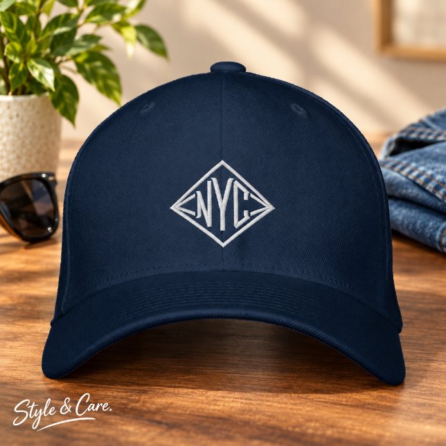 Boné Exclusivo Estilo NYC (Exclusive Stylish NYC Embroidered Baseball Cap)
