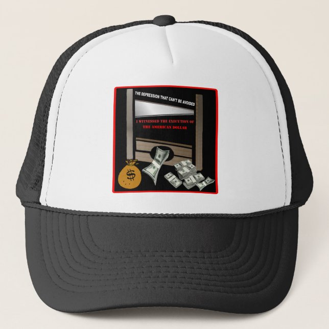 Boné Execução do chapéu americano do dólar (Frente)