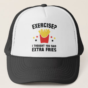 Boné Exercício? Eu Pensei Que Você Disse Fries Extra