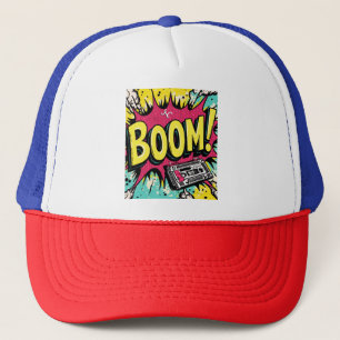 Boné Explosão Retro Boombox