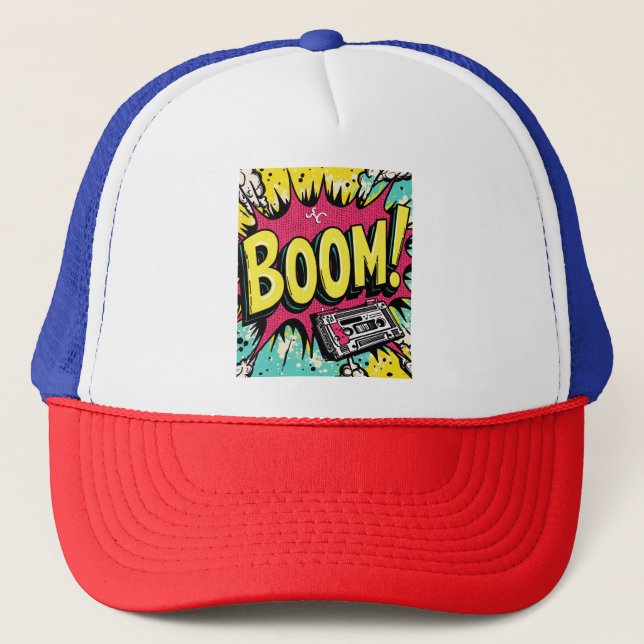 Boné Explosão Retro Boombox (Frente)
