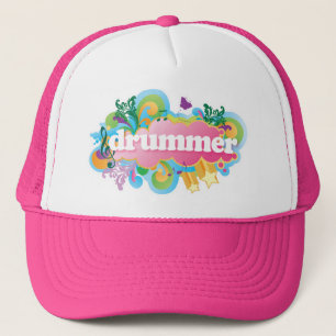 Boné Explosão retro do baterista