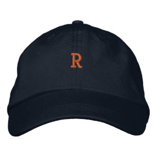 Boné Expresse Seu Monograma Inicial "R" em Azul-Marinho