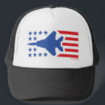 Boné F-15 Estrelas de Jato de Combatente e Stripes Verm<br><div class="desc">Mostre seu patriotismo com este boné bordado de beisebol azul-marinho,  com uma águia branca F-15 e o jato de caça F-15E Strike Eagle flanqueado por riscas vermelhas e estrelas azuis,  e inspirado pela bandeira dos Estados Unidos da América. Merica! Design original © Sra. Snacko 2017 todos os direitos reservados.</div>